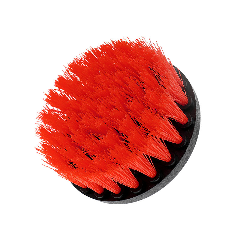 Boorborstel Power Scrubber 4 inch Rode kleur Voor het schoonmaken van de vloer