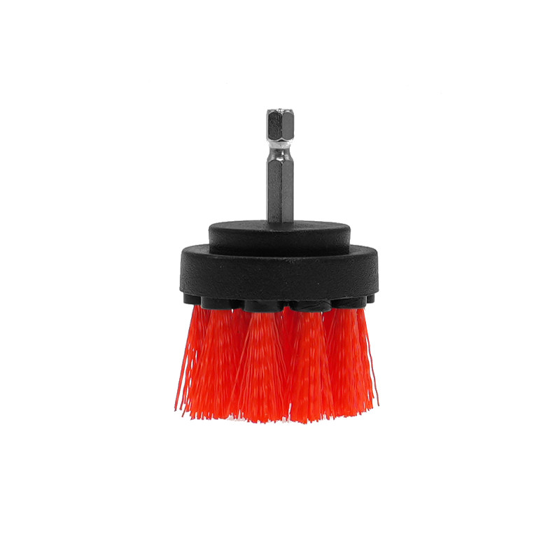 2 inch Pp Materiaal Midden Hard Borstel Rood Elektrisch Borstelborstel Voor Auto