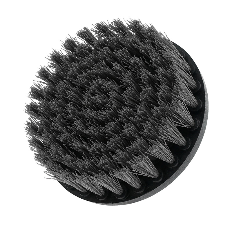 Boorborstel Grijs Kleur 5 inch Grootte Kan Reiniging Auto Met Boor