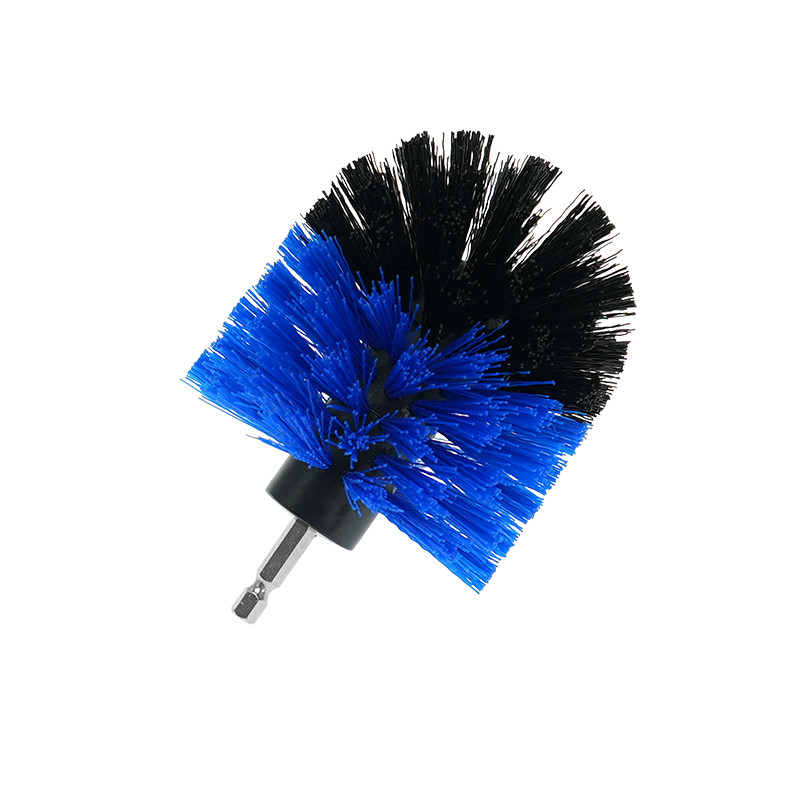 Blauw en zwart Roller Boorborstel 3,5 inch Grootte Kan Reiniging Auto Met Boor