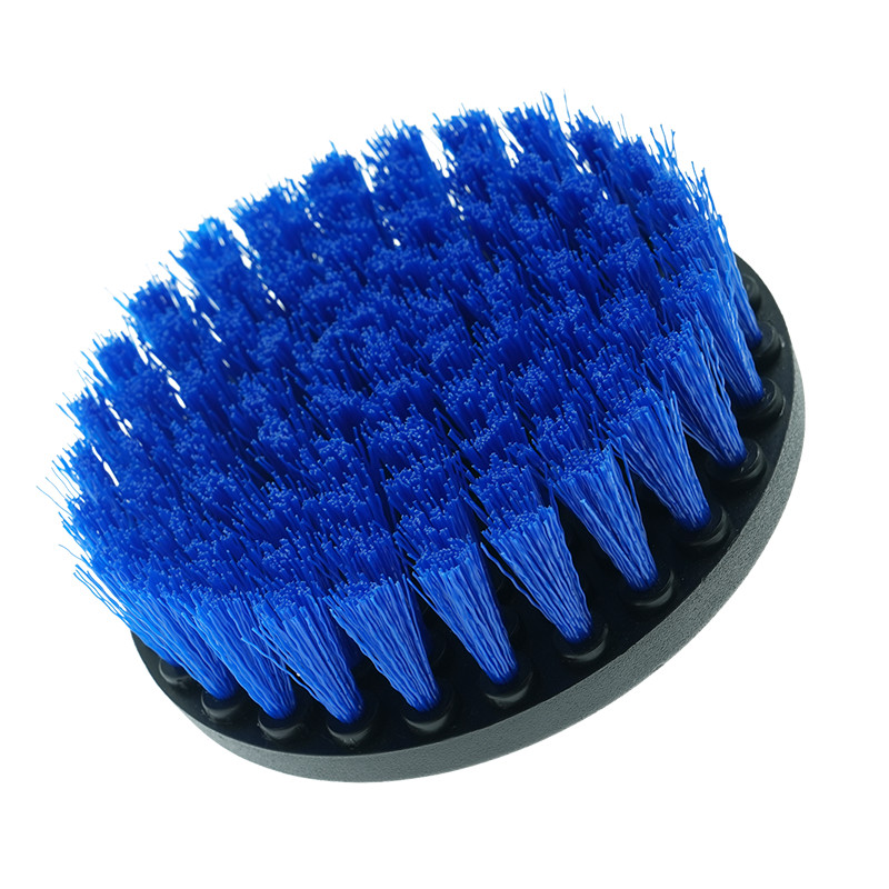 4 inch borstel grootte Blauw en Zwart Roller Boorborstel Kan Reiniging Auto Met Boor