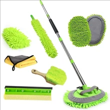 Autoverwasser Mopp Mitt Wielborstel Auto Detail Reiniging Kit Duster Droog handdoeken