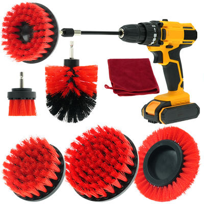 Kitchen Floor Grout Drill Brush Attachment Set voor het wassen van autowielen bandenwiel