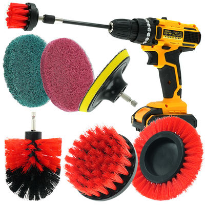 Draadloze boorborstel bevestiging elektrische scrubber 8pcs kit