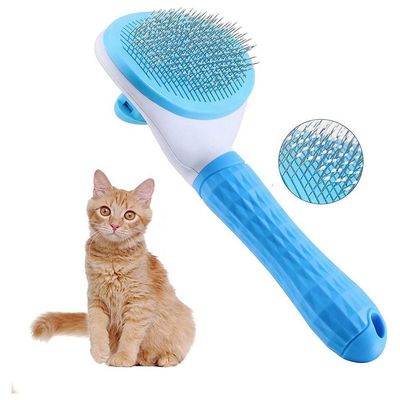 Antibacteriële Slicker PET reinigingsborstel Huisdieren Zelfreiniging Voor Hondenhaarverlies